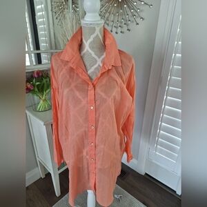 🆕️long tunic top/ coverup